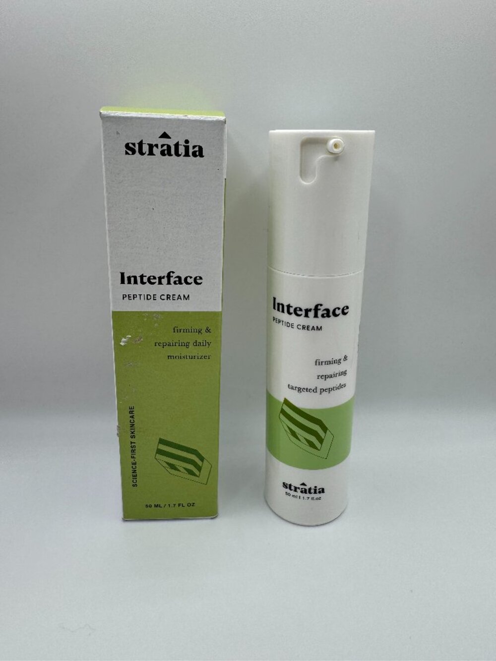 Stratia Interface Peptide Cream Anti-Aging 1.7oz Full Size